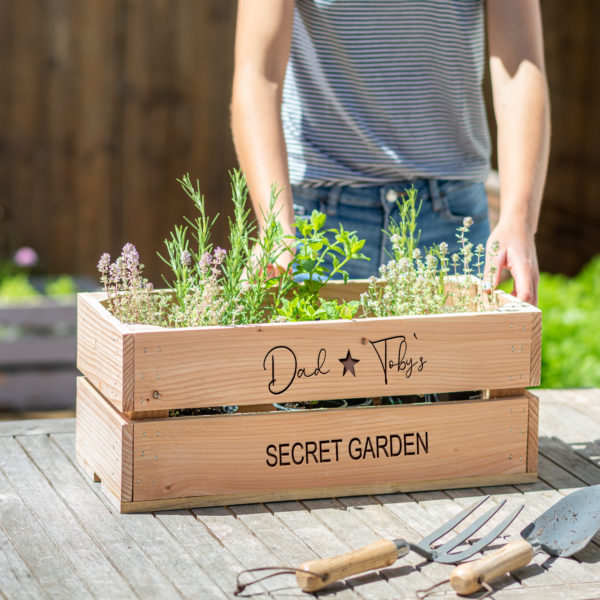 personalised herb garden for him