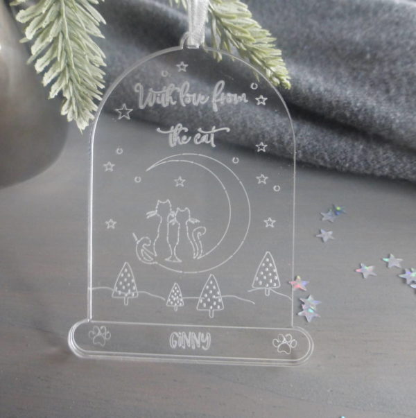 original_from-the-cat-personalised-cloche-christmas-decoration