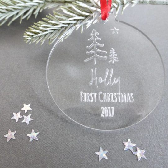 original_personalised-first-christmas-winter-woodland-bauble